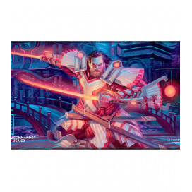 Tapete Commander Series Stitched Edge - Playmat Isshin