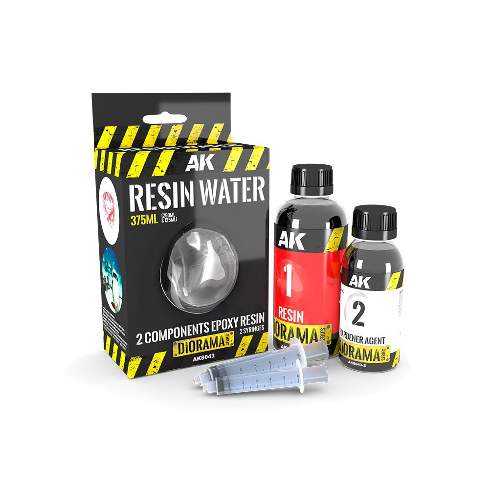 Resin Water – resina epoxi 2 componentes 375ML