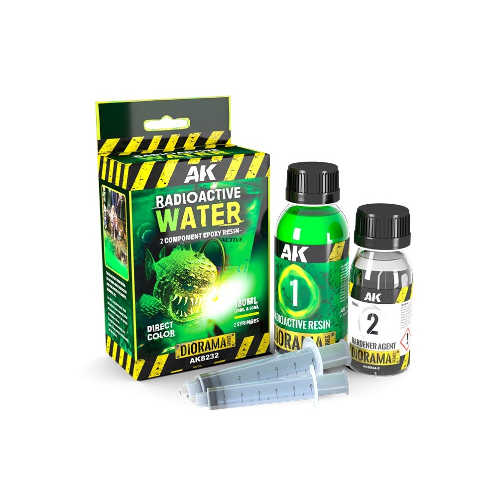 RESIN RADIOACTIVE WATER – 2 components epoxy resin 180ML