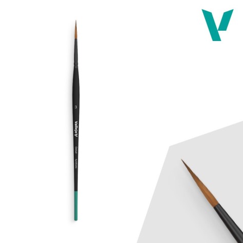 Detail - Pincel Redondo Sintético Nº3 Detail - Pincel Redondo Sintético Nº3