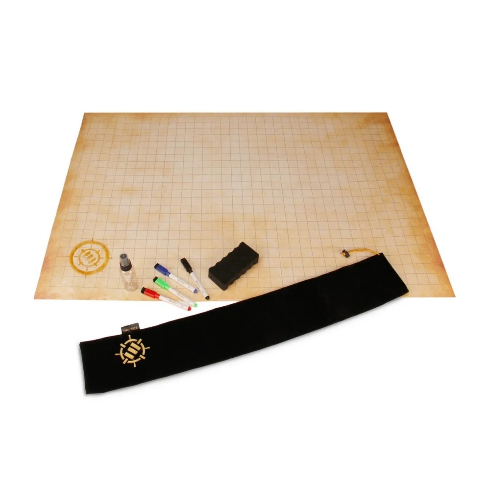 Kit de Campaña con Tapete de Cuadrícula para RPG - Enhance Gaming