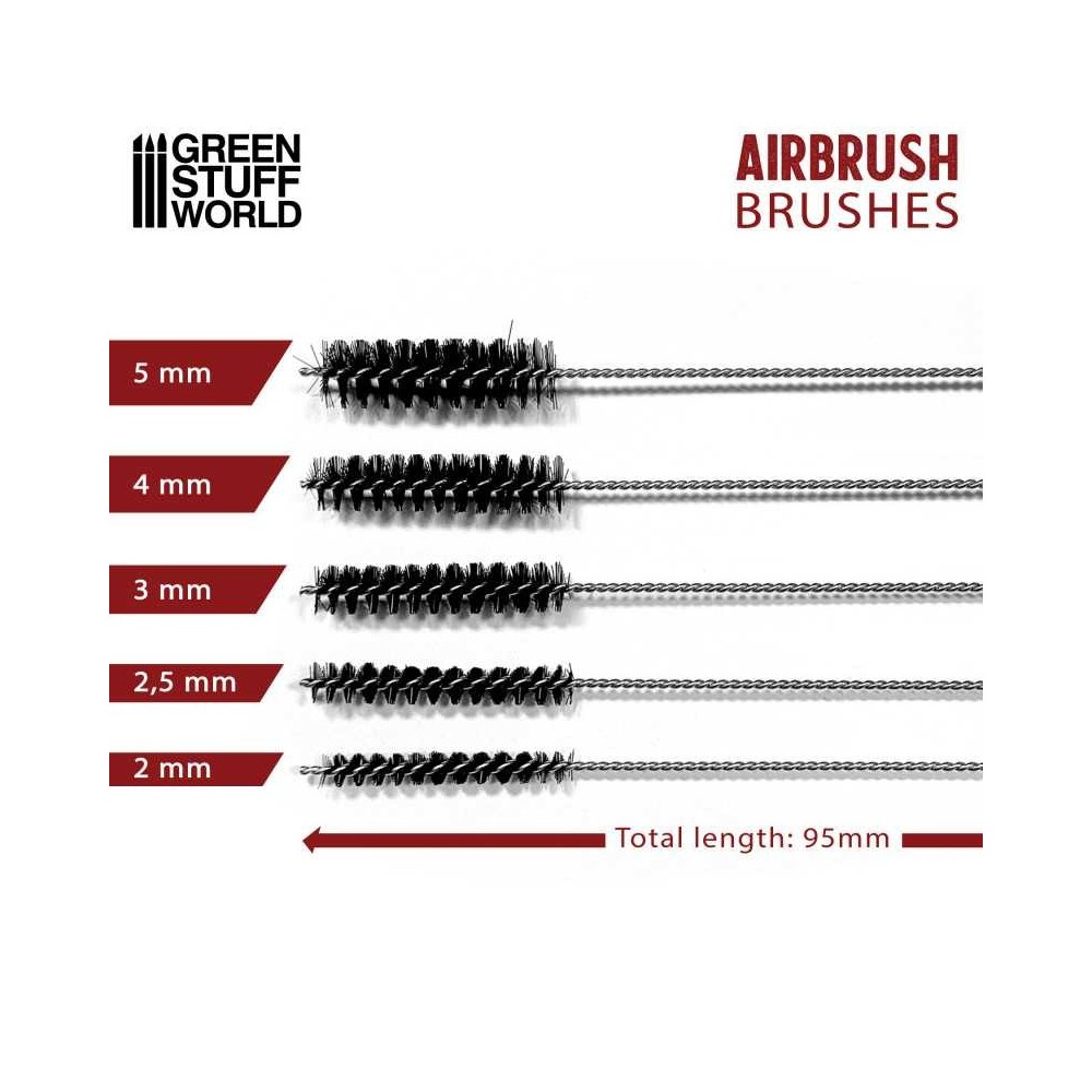 Escobillas Limpieza Aerografo