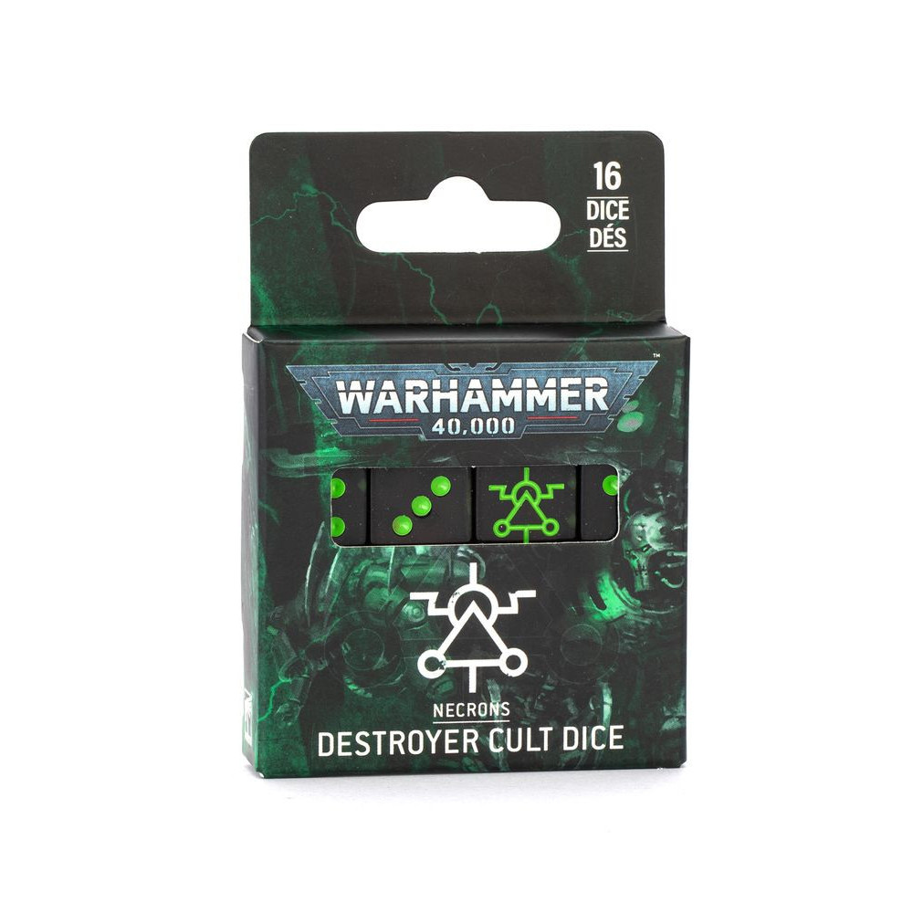 Dados de los Cultos Destructores Necrones