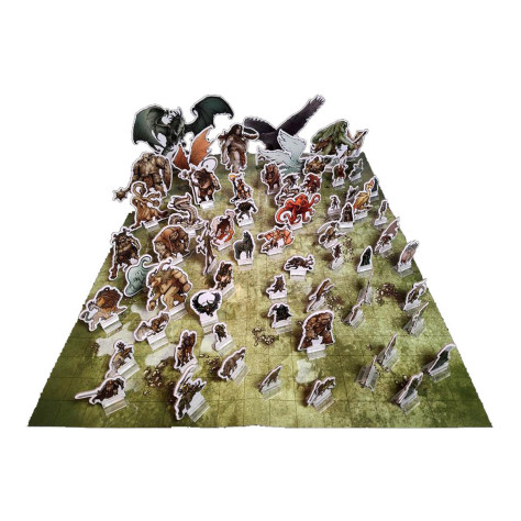 Dragonbane - Peones del Bestiario + mapa