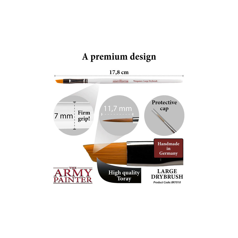 Wargamer Brush: Large Drybrush