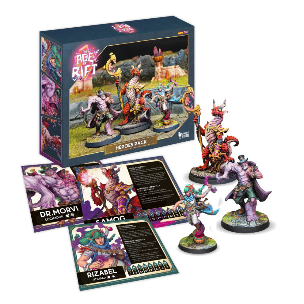 PACK HÉROES (SAMOG/MORVI/RIZABEL) Age of Rift