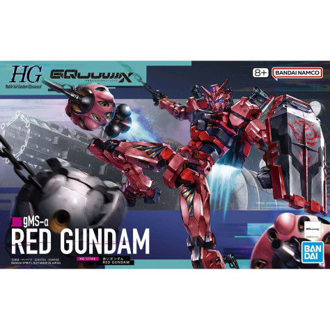 HG GQUUUUUUX 1/144 RED GUNDAM – Nº 04