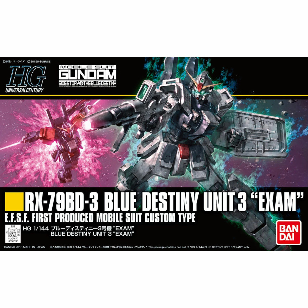 HGUC 1/144 RX-79BD-3 BLUE DESTINY UNIT 3 “EXAM” – Nº 209