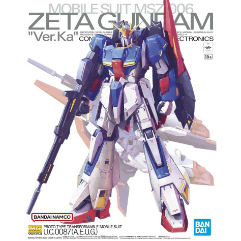 MG 1/100 MSZ-006 ZETA GUNDAM VER KA – Nº 221