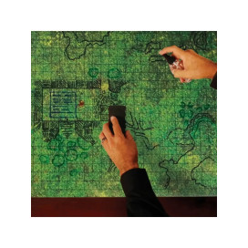 Mapa DnD 24x36 Pizarra Borrable Color Césped - Enhance Gaming