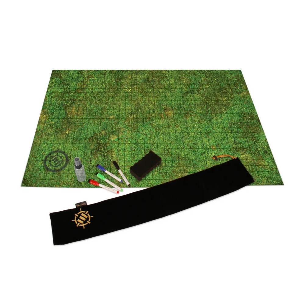 Mapa DnD 24x36 Pizarra Borrable Color Césped - Enhance Gaming