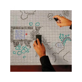 Mapa DnD 24x36 Pizarra Borrable Color Piedra - Enhance Gaming