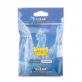 Fundas Standard Reinforced Thickness (100 unidades) Transparentes - Dragon Shield
