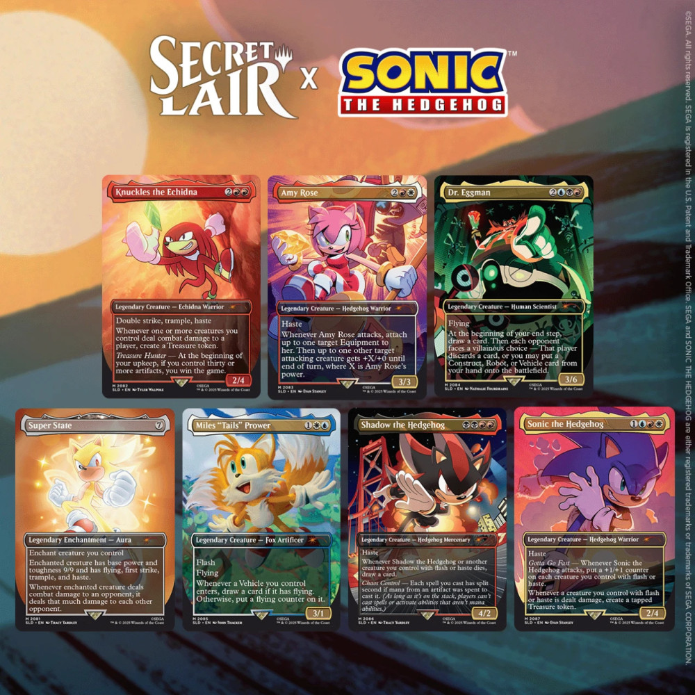 Secret Lair x Sonic: Friends & Foes (NO FOIL)