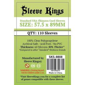[8808] Sleeve Kings Standard USA Chimera Card Sleeves (57.5x89mm)