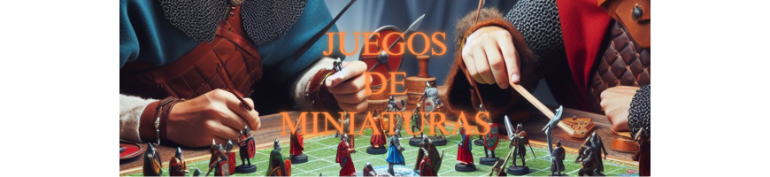 Juegos de mesa con miniaturas