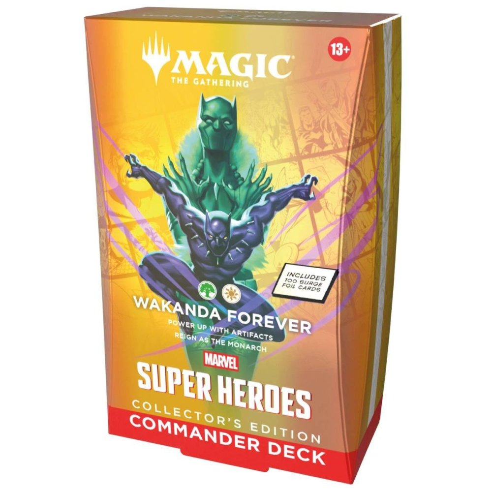 Mazo coleccionista Commander de Magic: The Gathering - Marvel Super Heroes - Wakanda forever