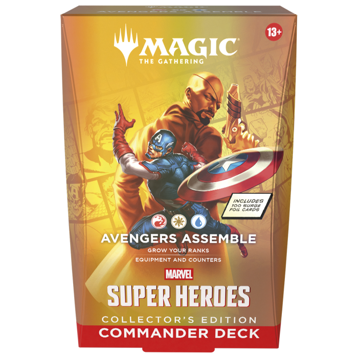 Mazo coleccionista Commander de Magic: The Gathering - Marvel Super Heroes - Avengers Assemble