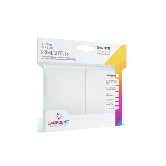 Prime sleeves GameGenic (varios colores) / Fundas prime GameGenic (100 fundas)