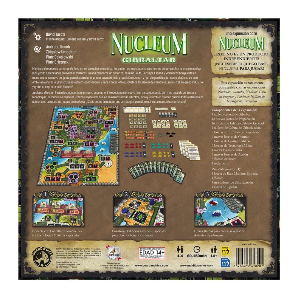 Nucleum: Gibraltar (castellano) + material promo