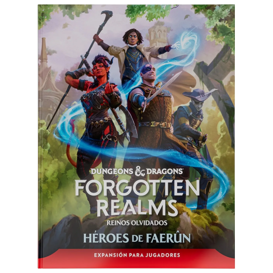 D&D Forgotten Realms Heroes en Faerun (Players Guide) Español - Dungeons & Dragons