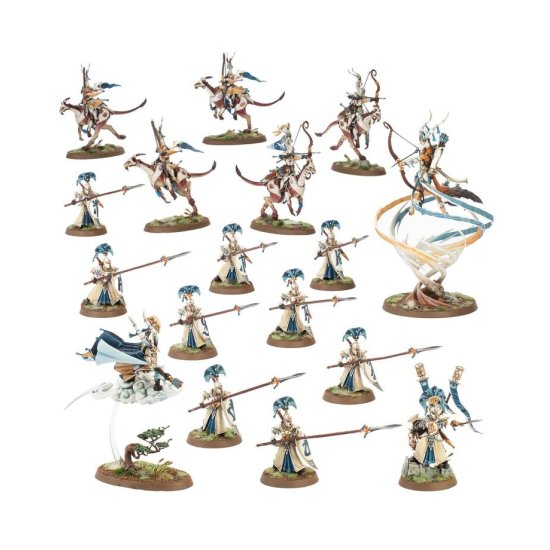 Punta de lanza de Lumineth Soberanos: Vanguardia Hurakan