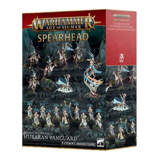 Punta de lanza de Lumineth Soberanos: Vanguardia Hurakan