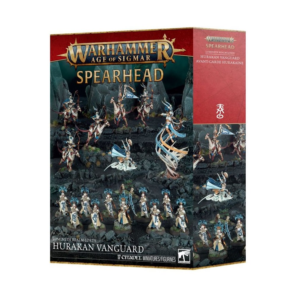 Punta de lanza de Lumineth Soberanos: Vanguardia Hurakan