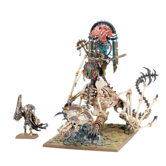 Tomb King/Liche Priest montado en Necrolith Bone Dragon