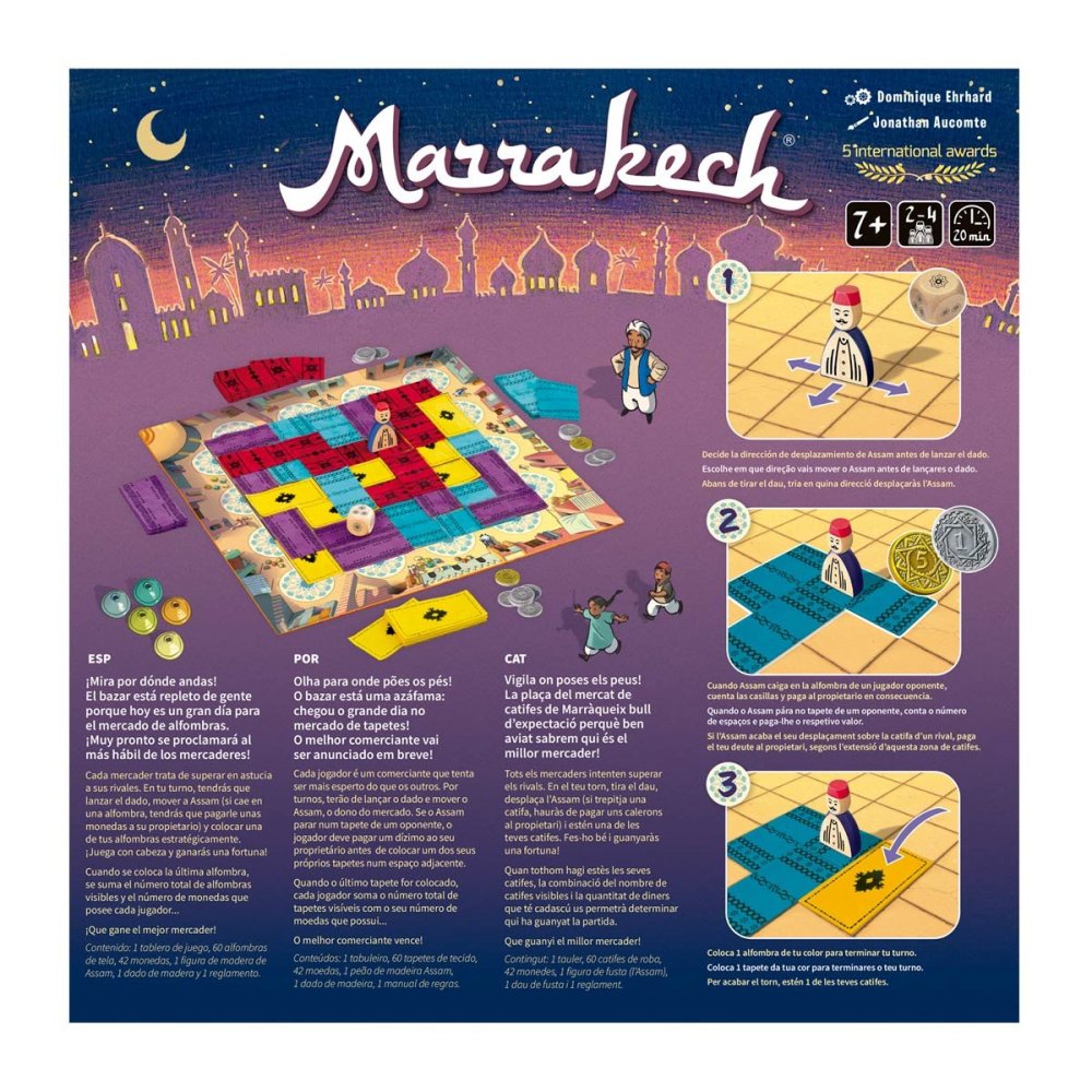 Marrakech- juego de mesa en castellano