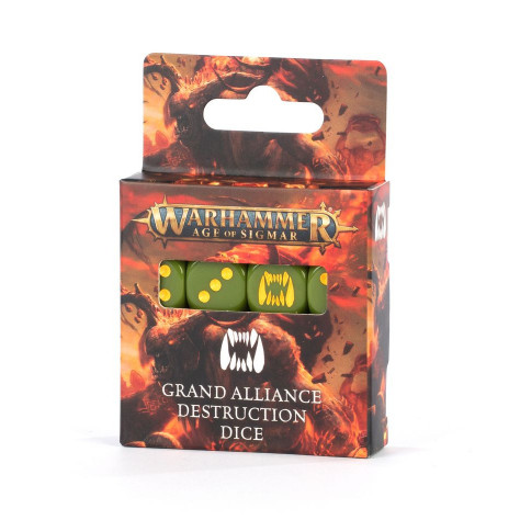 Dados de la Gran Alianza de la Destrucción - Warhammer: Age of Sigmar