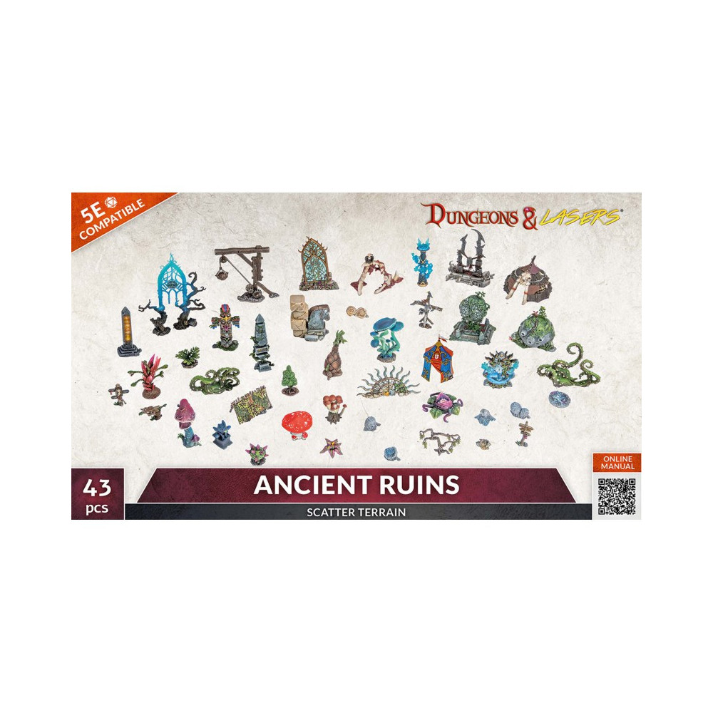 ANCIENT RUINS SCATTER TERRAIN - DUNGEONS&LASERS