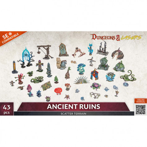 ANCIENT RUINS SCATTER TERRAIN - DUNGEONS&LASERS