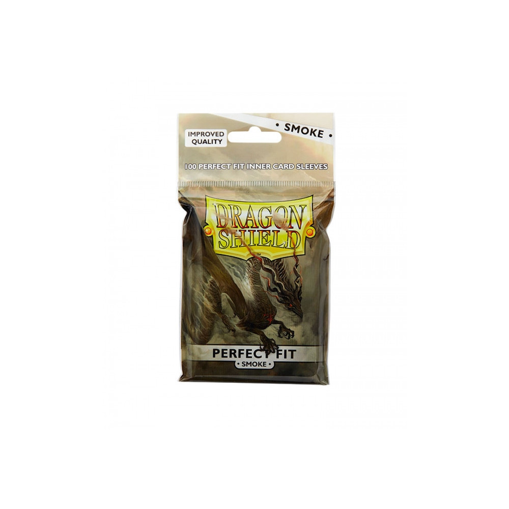 Fundas Standard Perfect Fit Smoke Transparente (100 Fundas) - Dragon Shield