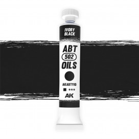 Óleo Ivory Black - negro marfil