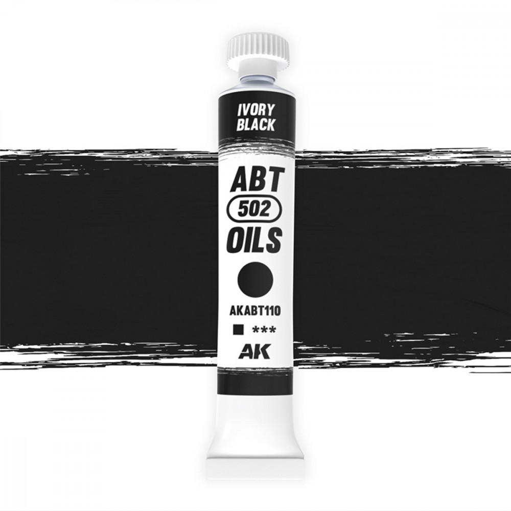 Óleo Ivory Black - negro marfil