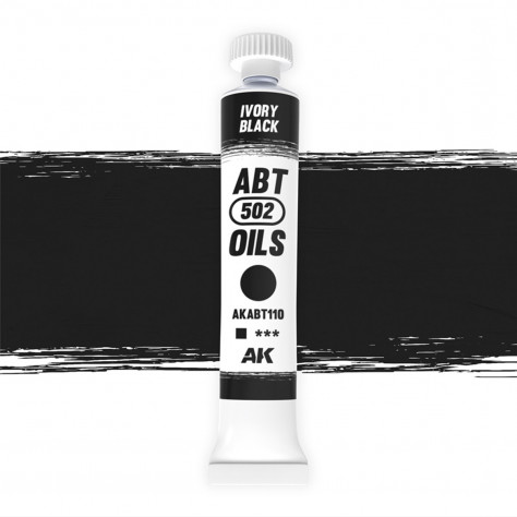 Óleo Ivory Black - negro marfil