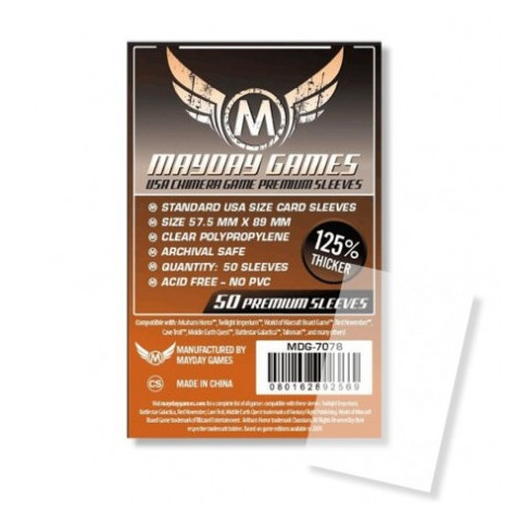 Mayday Premium USA Chimera Game Sleeves 57.5 X 89 MM (50 pack)
