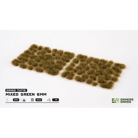 Mixed Green (6mm) - Wild