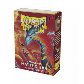 Japanese size Matte Clear - outer sleeves (60 fundas)
