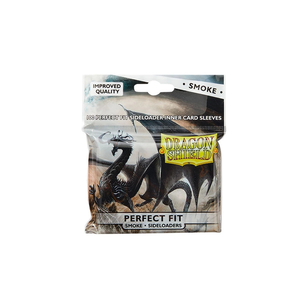 Fundas Standard Perfect Fit Sideload Smoke (100 fundas) - Dragon Shield