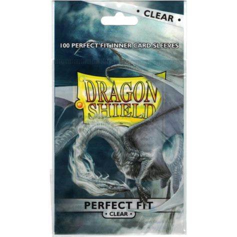 Fundas standard Perfect Fit Clear Transparente (100 fundas) Dragon Shield