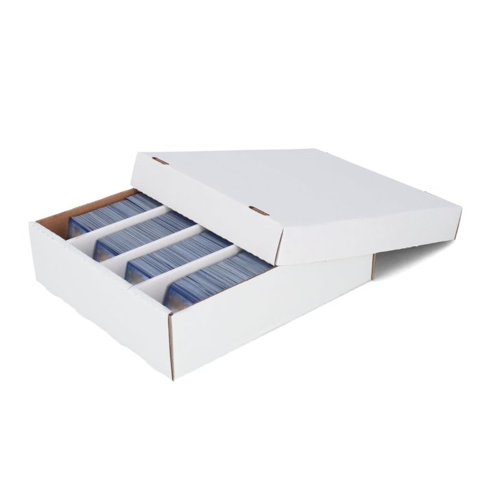 Caja de almacenaje de cartón para 4000 cartas