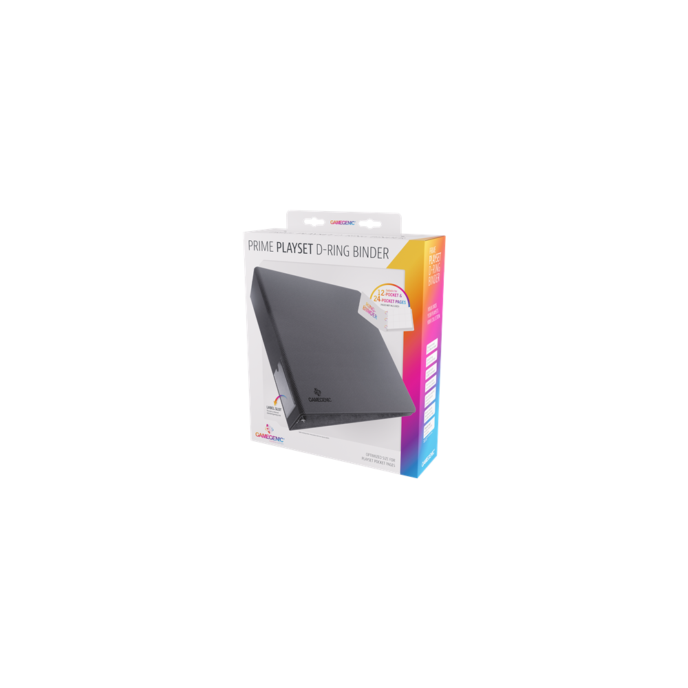 Prime Playset D-Ring-Binder Black // Archivador de anillas Gamegenic