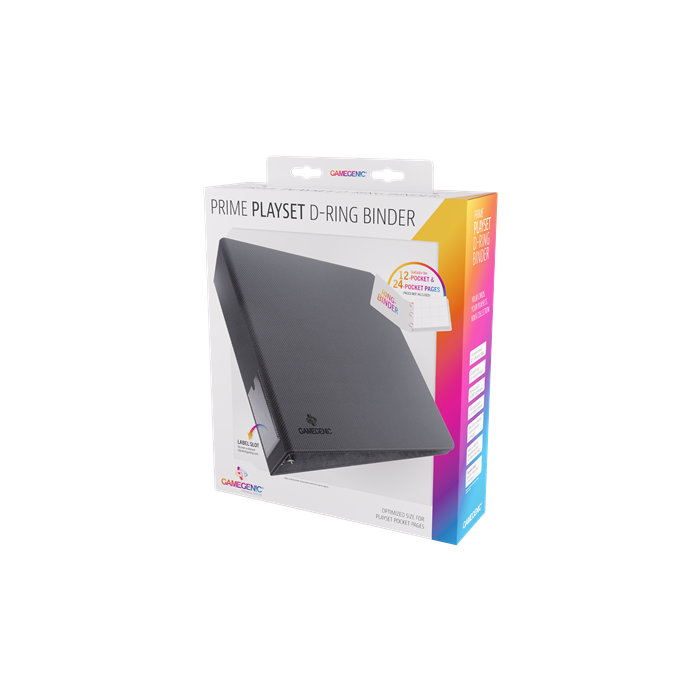 Prime Playset D-Ring-Binder Black // Archivador de anillas Gamegenic