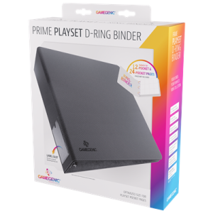 Prime Playset D-Ring-Binder Black // Archivador de anillas Gamegenic