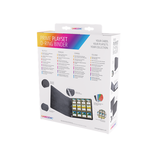 Prime Playset D-Ring-Binder Black // Archivador de anillas Gamegenic