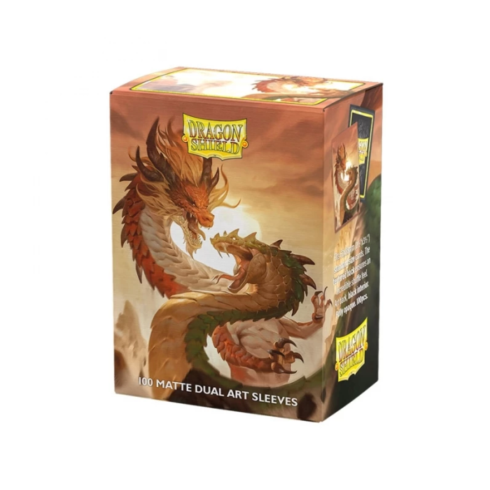 Fundas Standard Matte Dual Art (100 unidades) - Wood Snake 2025 - Dragon Shield