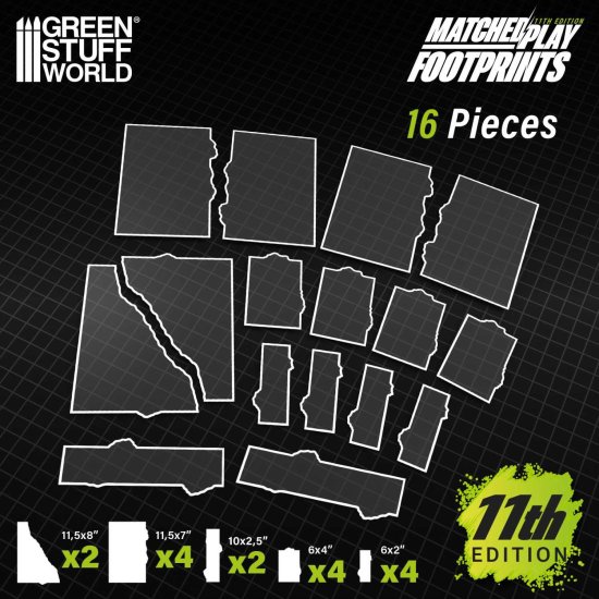 Glasspack compatibles con 11 edición Wh40k