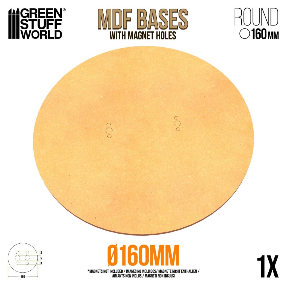 Peanas DM - Redondas 160 mm